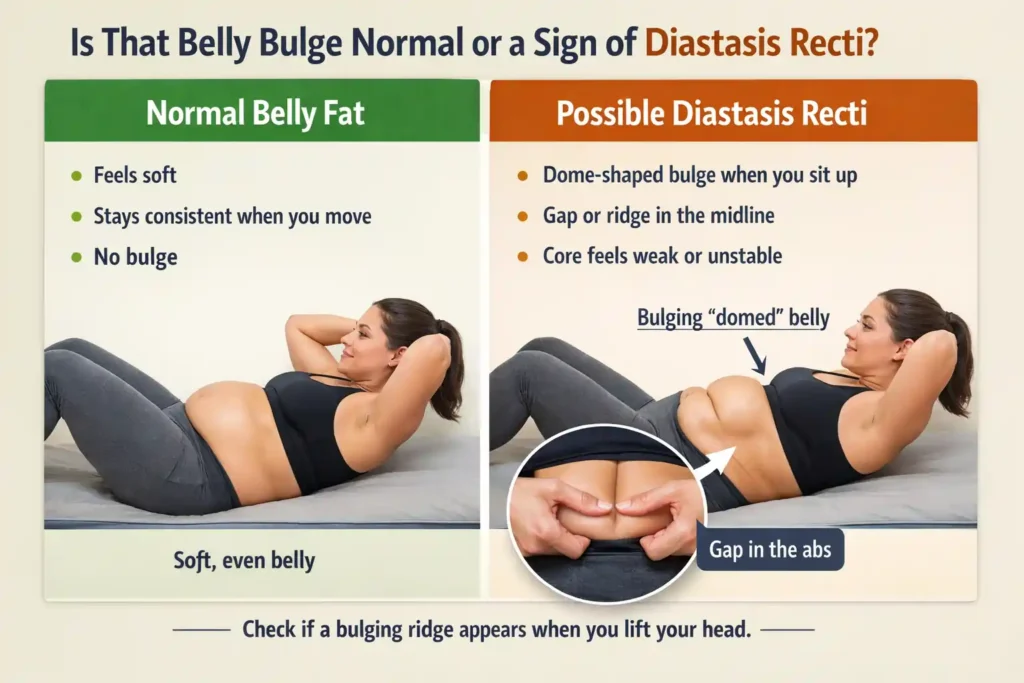 Is That Belly Bulge Normal or a Sign of Diastasis Recti Dorking