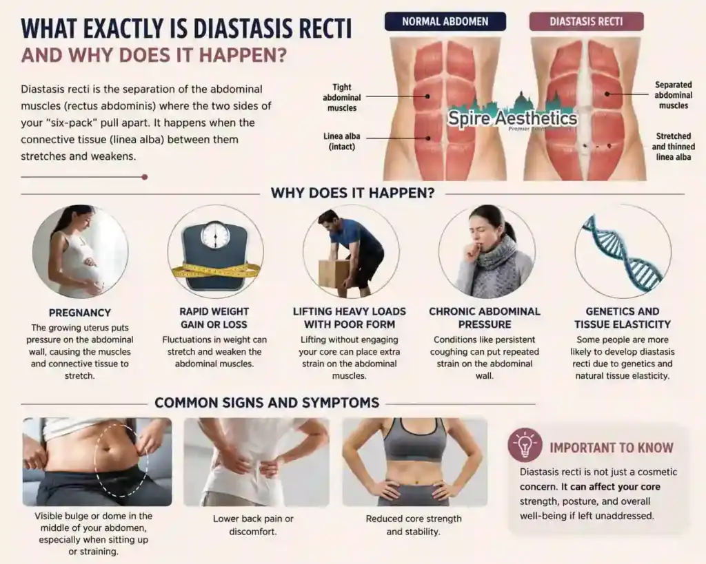 What Exactly Is Diastasis Recti and Why Does It Happen Dorking?