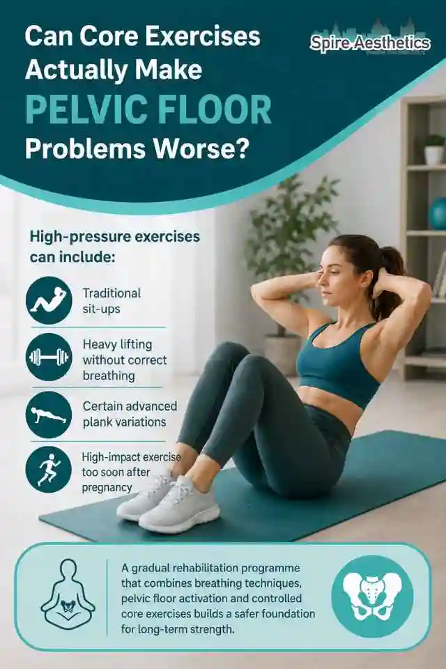 Can Strengthening Your Core Alone Actually Make Pelvic Floor Problems Worse Dorking?